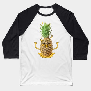 Pineapple Yogi - Funny Baseball T-Shirt